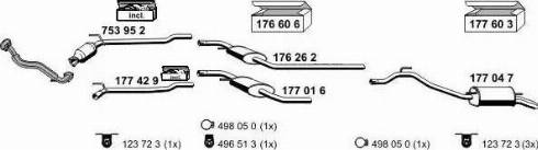 ERNST 071289 - Система выпуска ОГ autosila-amz.com