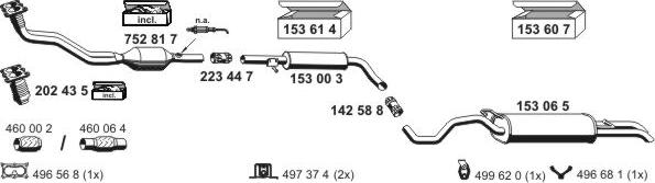 ERNST 190001 - Система выпуска ОГ autosila-amz.com