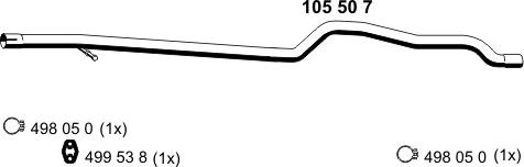 ERNST 105507 - Труба выхлопного газа autosila-amz.com