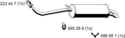 ERNST 111263 - Глушитель выхлопных газов, конечный autosila-amz.com