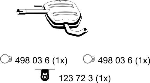 ERNST 133036 - Средний глушитель выхлопных газов autosila-amz.com