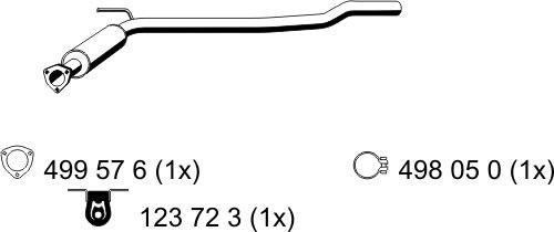 ERNST 176293 - Предглушитель выхлопных газов autosila-amz.com