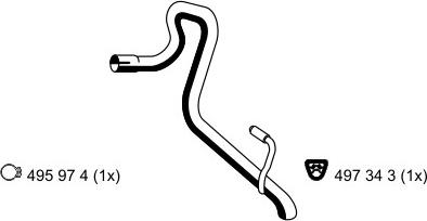 ERNST 391405 - Труба выхлопного газа autosila-amz.com