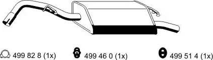 ERNST 342216 - Глушитель выхлопных газов, конечный autosila-amz.com
