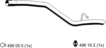 ERNST 314466 - Труба выхлопного газа autosila-amz.com