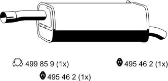 ERNST 313193 - Глушитель выхлопных газов, конечный autosila-amz.com