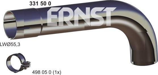 ERNST 331500 - Труба выхлопного газа autosila-amz.com
