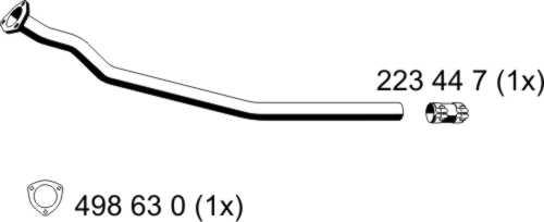 ERNST 243445 - Труба выхлопного газа autosila-amz.com