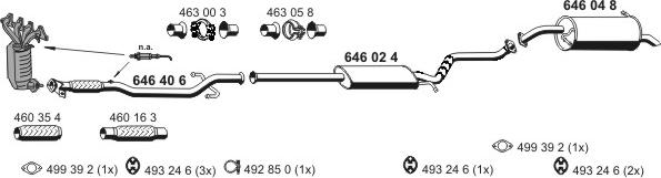 ERNST 250035 - Система выпуска ОГ autosila-amz.com