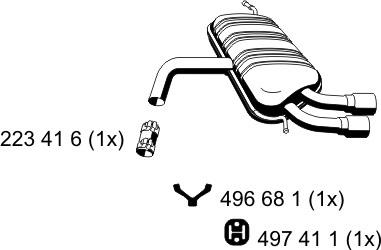 ERNST 203036 - Глушитель выхлопных газов, конечный autosila-amz.com