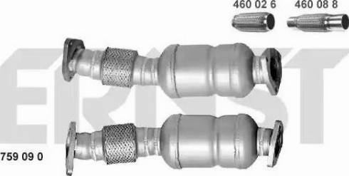 ERNST 759090 - Катализатор autosila-amz.com