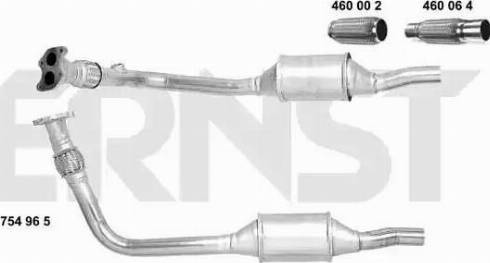 ERNST 754965 - Катализатор autosila-amz.com