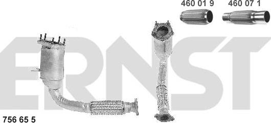 ERNST 756655 - Катализатор autosila-amz.com