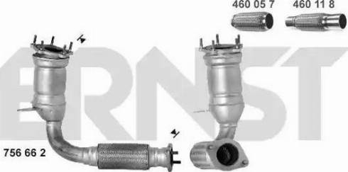 ERNST 756662 - Катализатор autosila-amz.com