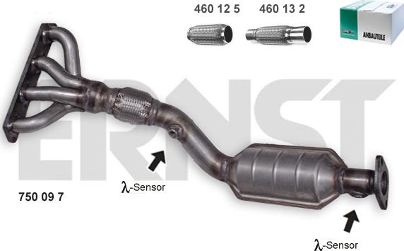 ERNST 750097 - Катализатор autosila-amz.com