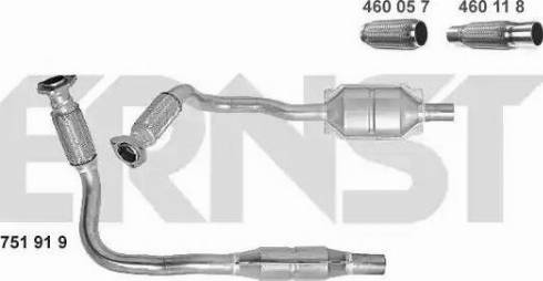 ERNST 751919 - Катализатор autosila-amz.com