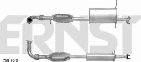 ERNST 758703 - Катализатор autosila-amz.com