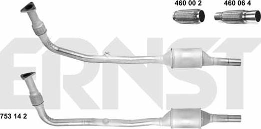 ERNST 753142 - Катализатор autosila-amz.com