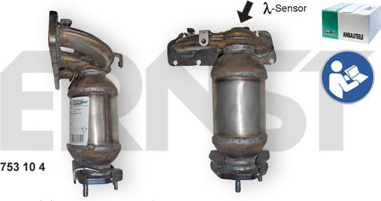 ERNST 753104 - Катализатор autosila-amz.com