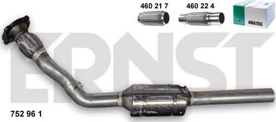 ERNST 752961 - Катализатор autosila-amz.com