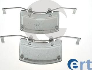 ERT 420185 - Комплектующие для колодок дискового тормоза autosila-amz.com