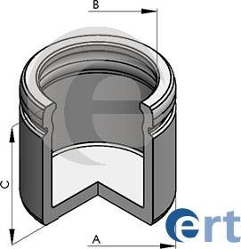 ERT 151583-C - Поршень, корпус скобы тормоза autosila-amz.com