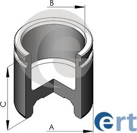 ERT 150453-C - Поршень, корпус скобы тормоза autosila-amz.com