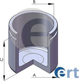 ERT 150852-C - Поршень, корпус скобы тормоза autosila-amz.com