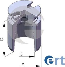 ERT 150274-C - Поршень, корпус скобы тормоза autosila-amz.com