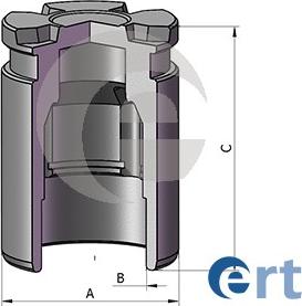 ERT 151316-C - Поршень, корпус скобы тормоза autosila-amz.com