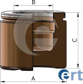 ERT 151201-C - Поршень, корпус скобы тормоза autosila-amz.com