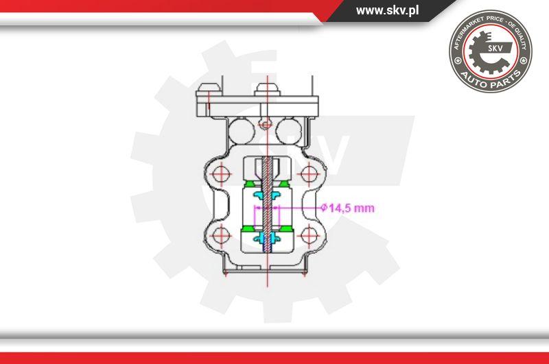 Esen SKV 14SKV200 - Клапан возврата ОГ autosila-amz.com