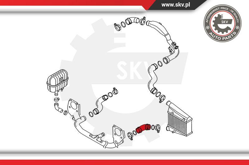 Esen SKV 24SKV116 - Трубка, нагнетание воздуха autosila-amz.com