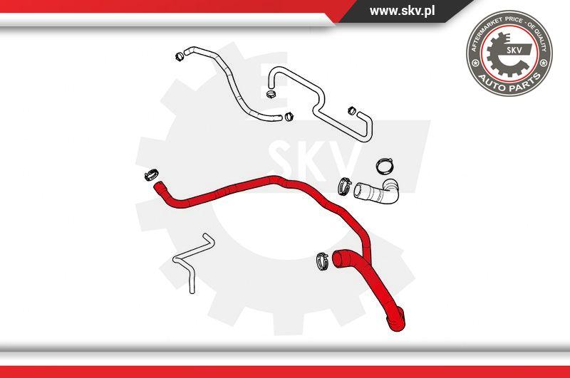 Esen SKV 24SKV359 - Шланг радиатора autosila-amz.com