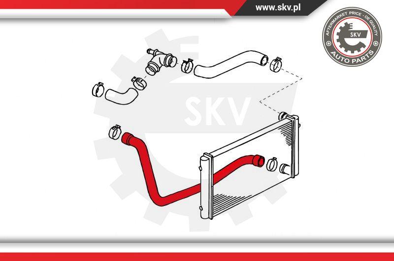 Esen SKV 24SKV317 - Шланг радиатора autosila-amz.com