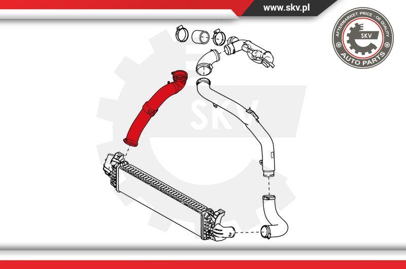 Esen SKV 24SKV209 - Патрубок интеркулера autosila-amz.com