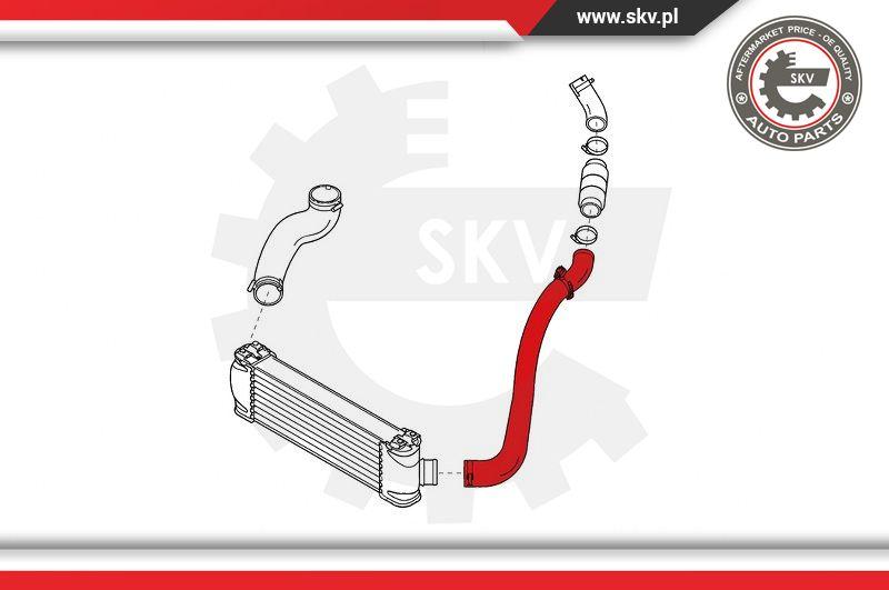 Esen SKV 24SKV784 - Патрубок интеркулера autosila-amz.com