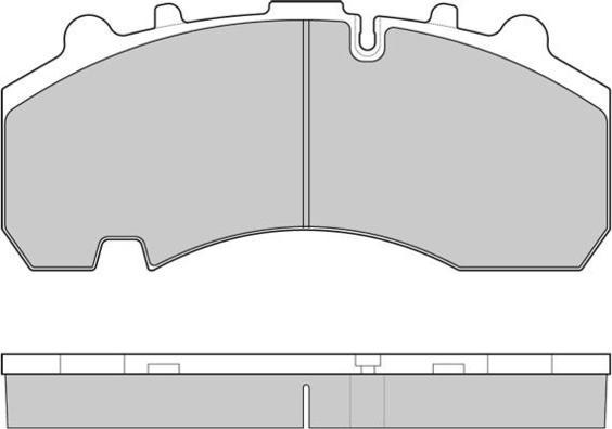 E.T.F. 12-5314 - Тормозные колодки, дисковые, комплект autosila-amz.com