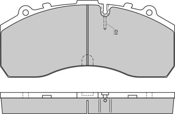 E.T.F. 12-5316 - Тормозные колодки, дисковые, комплект autosila-amz.com