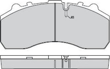 E.T.F. 12-5328 - Тормозные колодки, дисковые, комплект autosila-amz.com