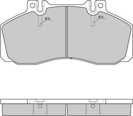 Woking P3453.12 - Тормозные колодки, дисковые, комплект autosila-amz.com