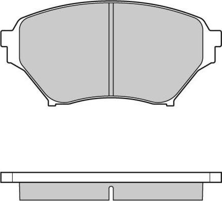 HELLA T1336 - Тормозные колодки, дисковые, комплект autosila-amz.com