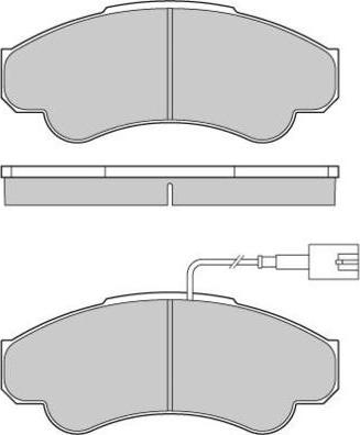 E.T.F. 12-0998 - Тормозные колодки, дисковые, комплект autosila-amz.com