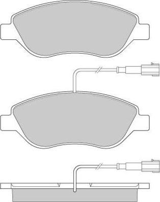 E.T.F. 12-0944 - Тормозные колодки, дисковые, комплект autosila-amz.com