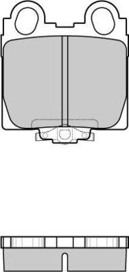 E.T.F. 12-0962 - Тормозные колодки, дисковые, комплект autosila-amz.com