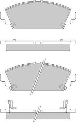 E.T.F. 12-0904 - Тормозные колодки, дисковые, комплект autosila-amz.com