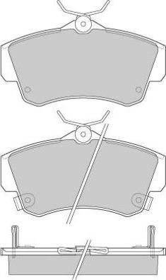 BEISSBARTH D10045 - Тормозные колодки, дисковые, комплект autosila-amz.com