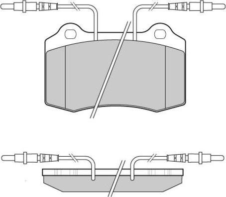 E.T.F. 12-0985 - Тормозные колодки, дисковые, комплект autosila-amz.com