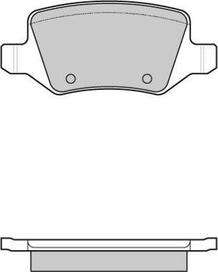 E.T.F. 12-0983 - Тормозные колодки, дисковые, комплект autosila-amz.com