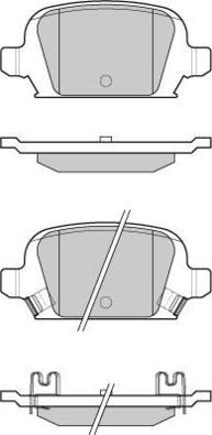 E.T.F. 12-0987 - Тормозные колодки, дисковые, комплект autosila-amz.com